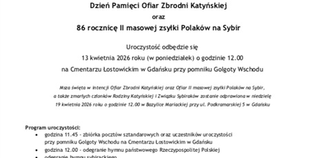 Powiększ grafikę: dzien-pamieci-ofiar-zbrodni-katynskiej-oraz-86-rocznicy-ii-masowej-zsylki-polakow-na-sybir-687241.jpg